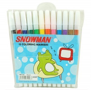 Spidol 12 Warna Snowman