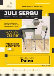 PROMO MEJA KURSI BERAGAM VARIASI JULI SERBU
