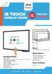 IR Touch Overlay Frame Berbagai Ukuran